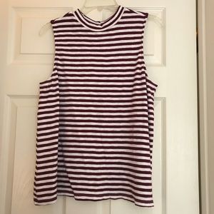 Size L- Striped Gap Shirt (NWOT)